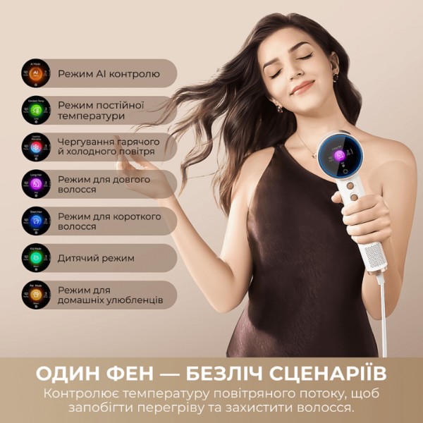 Фото - Фен Dreame Grand White (AHG11C-WH)